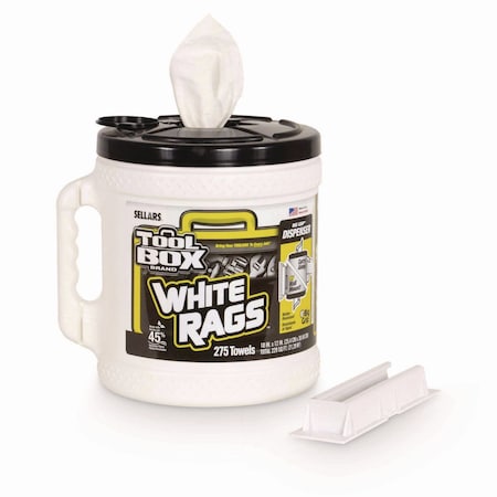 Toolbox Z300 Wipers Big Grip Dispenser, 1-Ply, 10 x 12, White, 2PK 660708204201